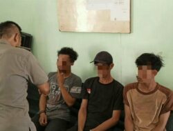 Tim Satpol PP Kota Langsa Menangkap Tiga Anak Punk Yang Sedang Asyik Nyabu