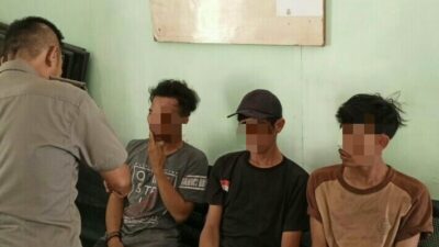 Tim Satpol PP Kota Langsa Menangkap Tiga Anak Punk Yang Sedang Asyik Nyabu