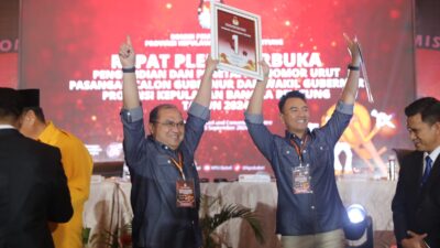 Dapat Nomor Urut 1, Erzaldi – Yuri Optimis Menangkan Pilkada 2024