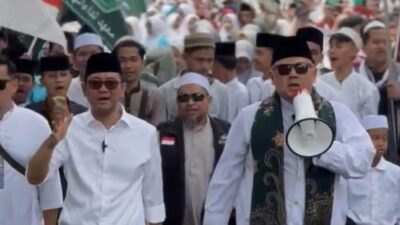 KH. Aminudin Pimpinan Hari Jadi Santri Nasional ke 10 di Kota Tasikmalaya 