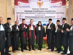 PERATIN Sukses Angkat Advokat Baru Angkatan Ke 2