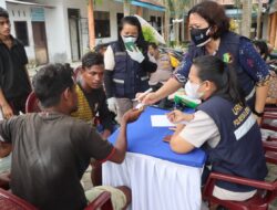 Gerakan Kemanusiaan Polresta Deli Serdang Berikan Layanan Kesehatan Kepada Etnis WNA Rohingya di Kecamatan Pantai Labu