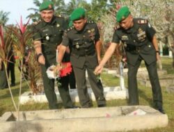 Kodim 0104/A.TIMUR menyambut hari juang ke 79 zharah ke makam pahlawan,12/12/2024,